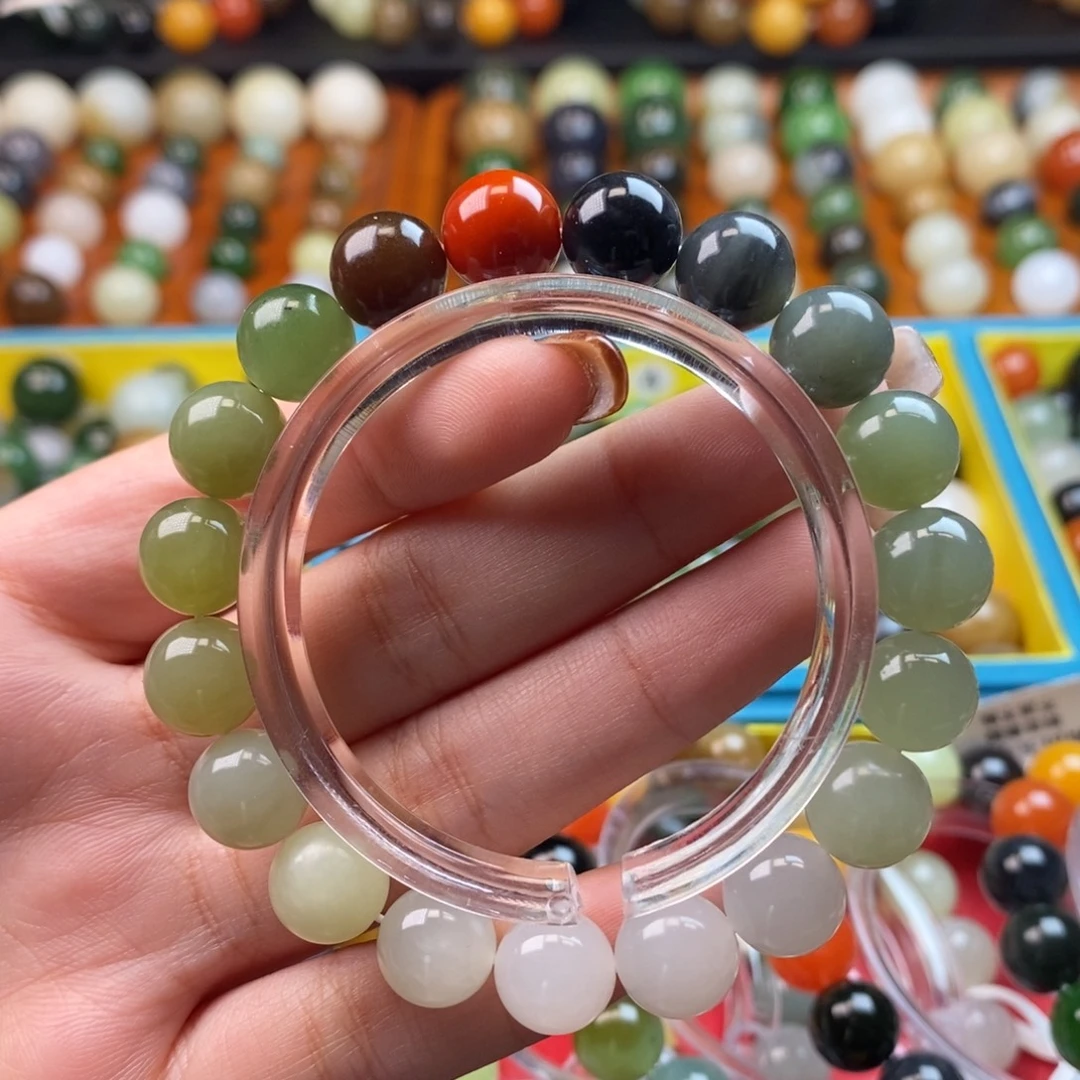 和田玉未镶嵌珠宝奇石福利多宝手串z10