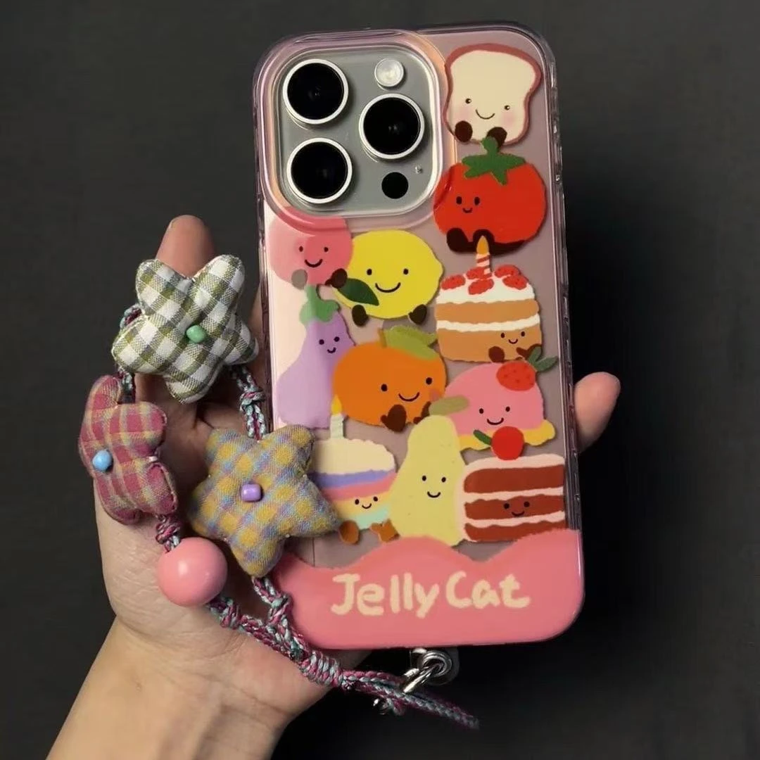 水果蛋糕适用苹果16/15手机壳iphone13pro12女14小米oppo华为vivo
