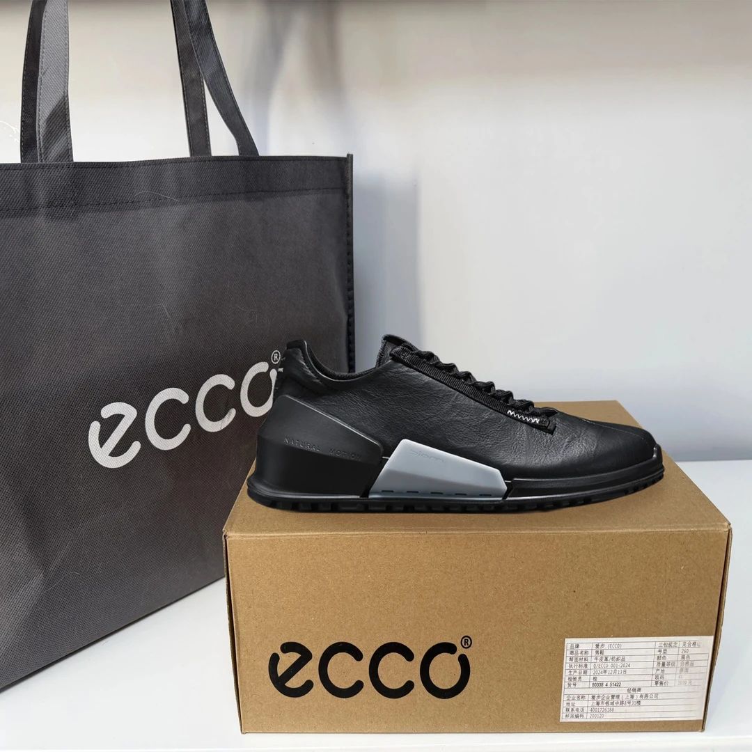 Ecco/爱步【健步2.0系列】男款BIOM缓震跑步低帮牛皮运动鞋 800644