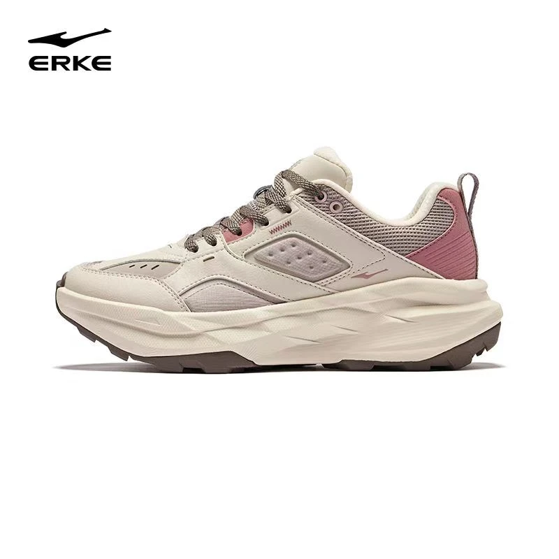 探行丨鸿星尔克秋冬情侣软底登山户外运动鞋厚底时尚百搭休闲鞋女