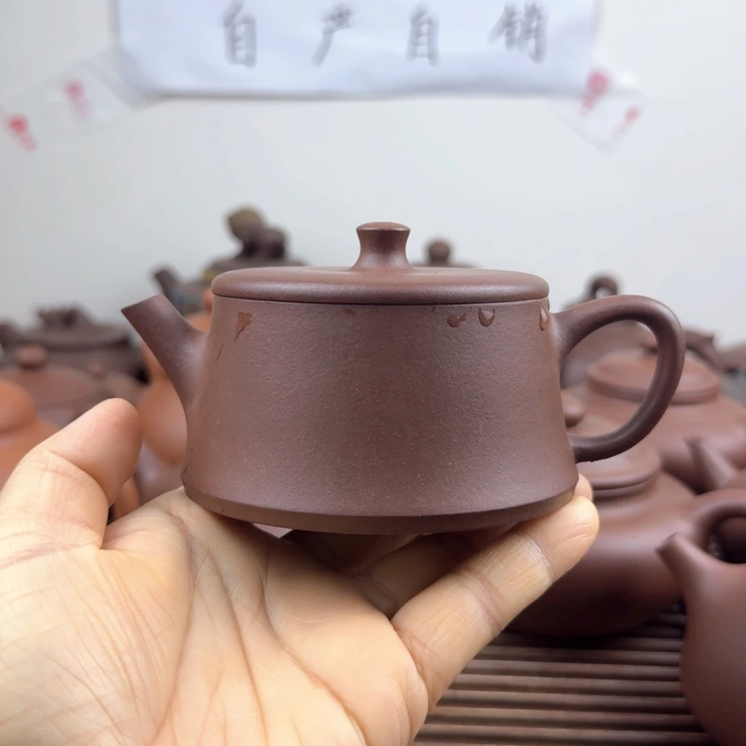 茶壶紫砂180cc云柱嫩底槽清