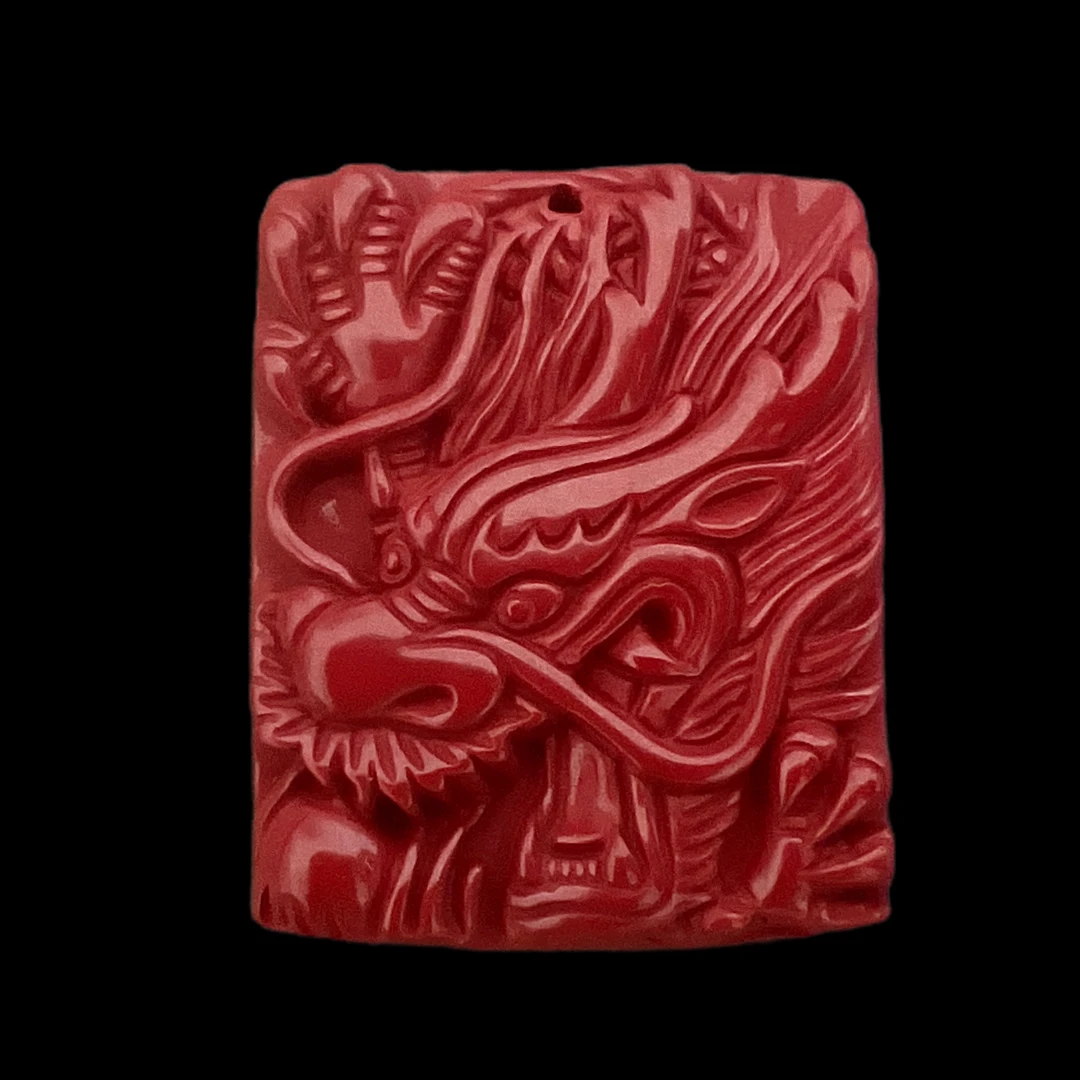 含辰砂工艺品F96朱砂吊坠孤品