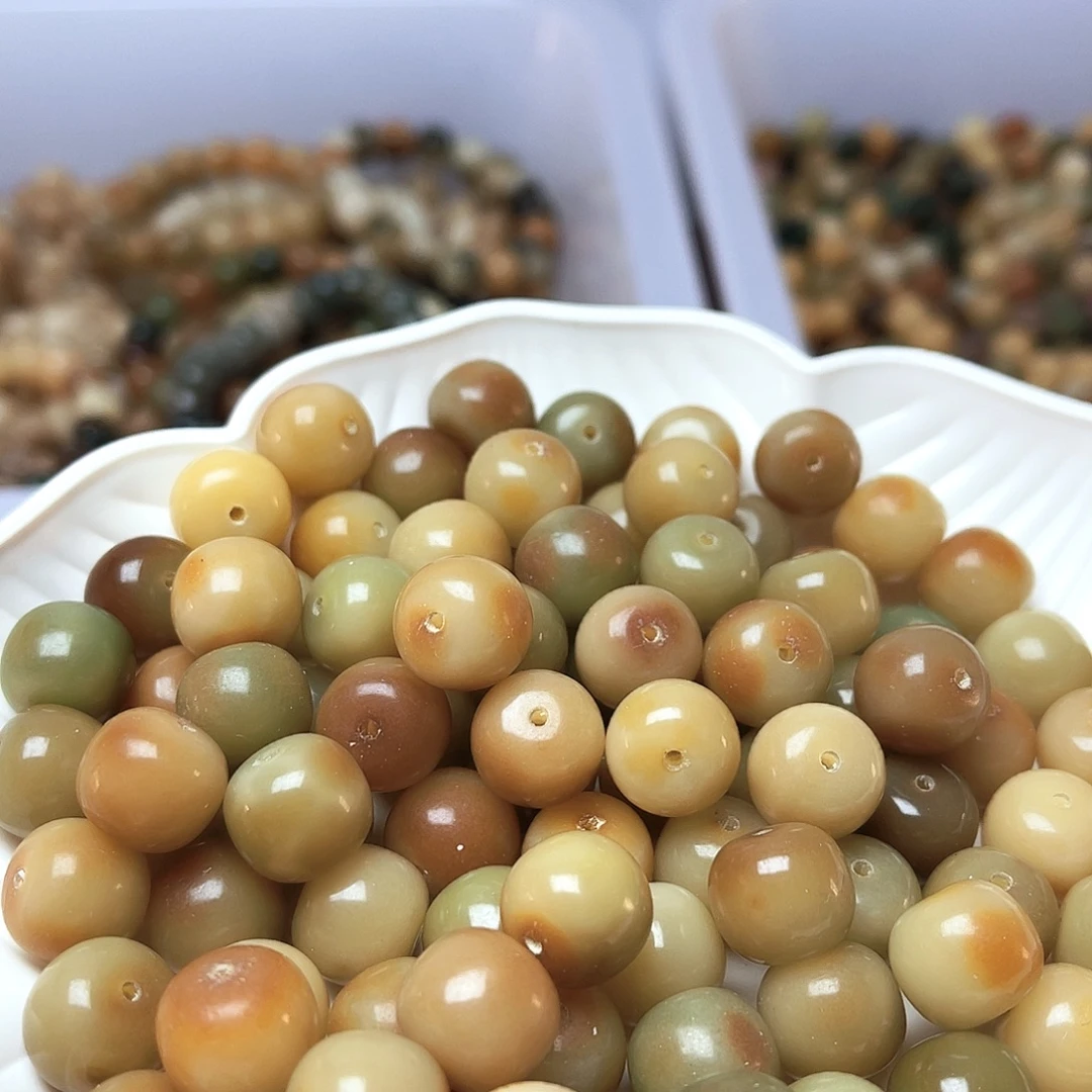 吊坠白玉菩提白玉菩提13三花桶10颗卡灯牌宠10颗