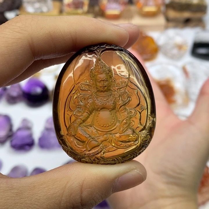 水晶颈饰未镶嵌王****?定制