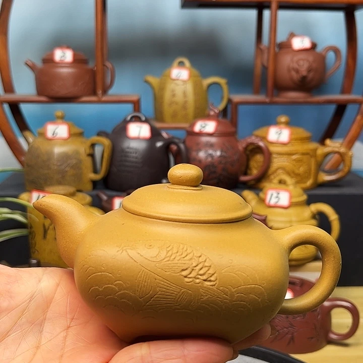 茶壶紫砂微瑕不带证书礼盒200cc