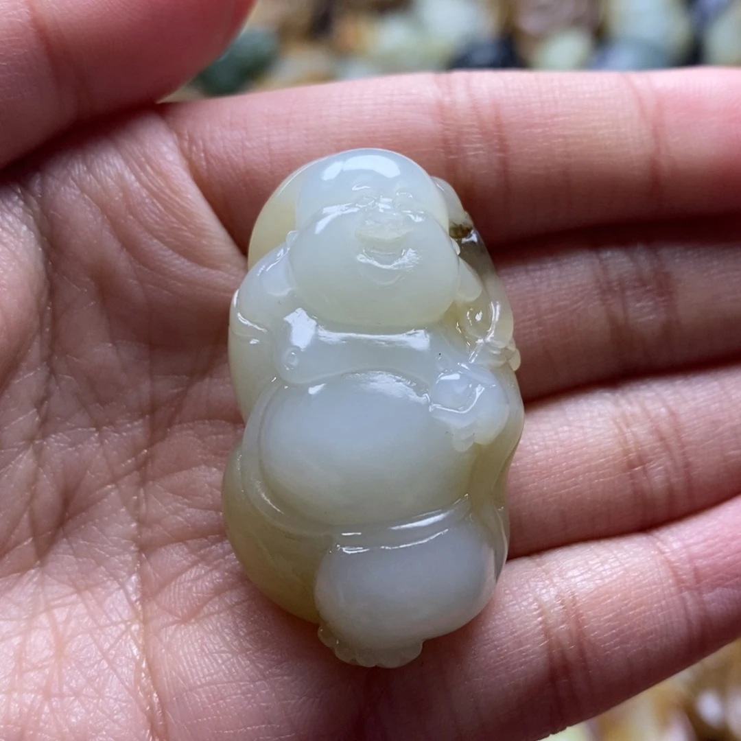 吊坠(不含链)未镶嵌和田玉（糖玉）