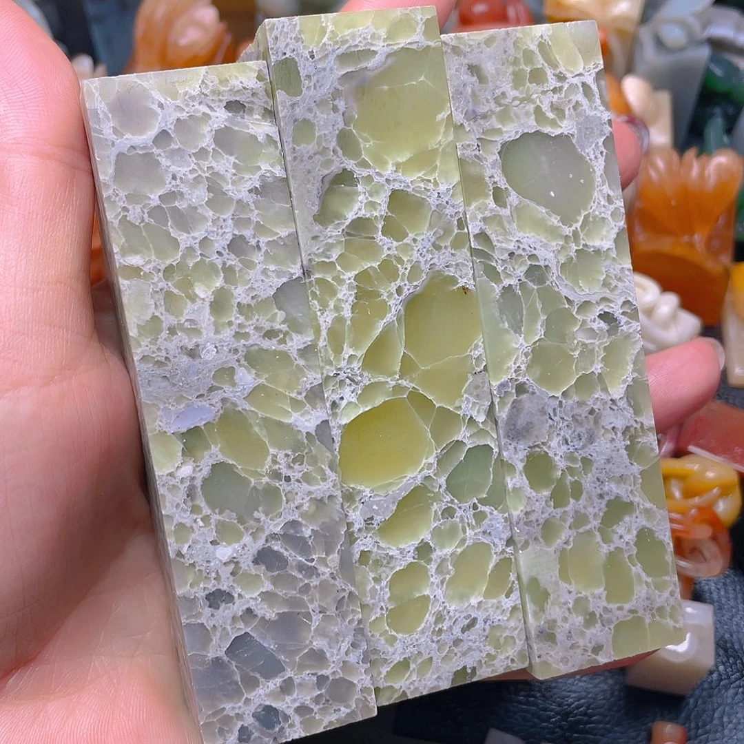 青田石印石葡萄冻