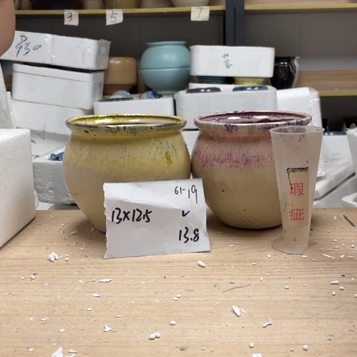 紫砂花盆多肉花盆微瑕19