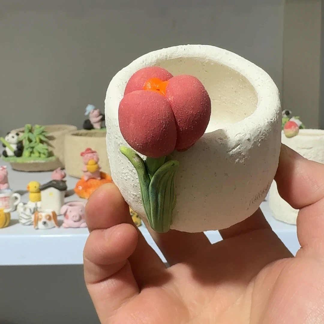 厂家直销手工花盆摆件