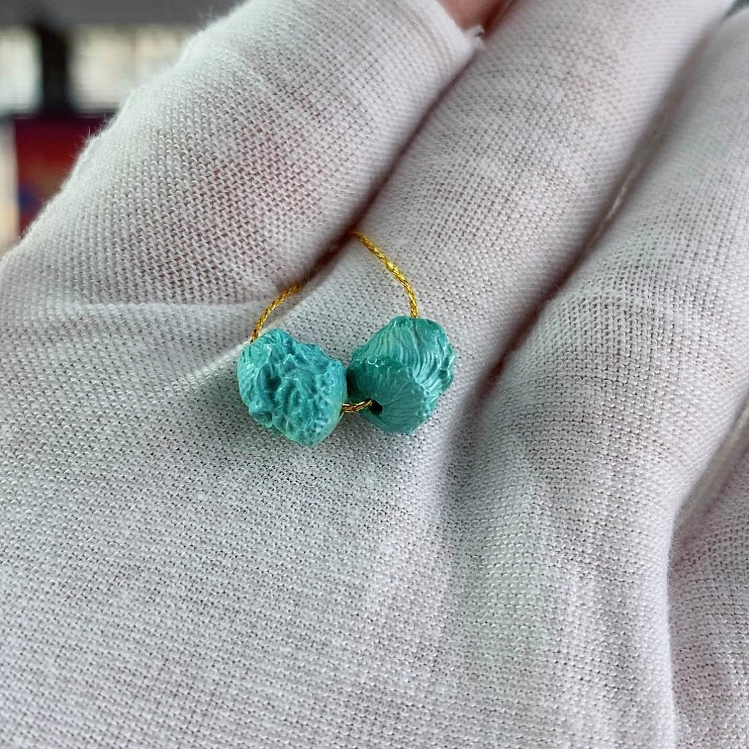 绿松石珠宝奇石未镶嵌