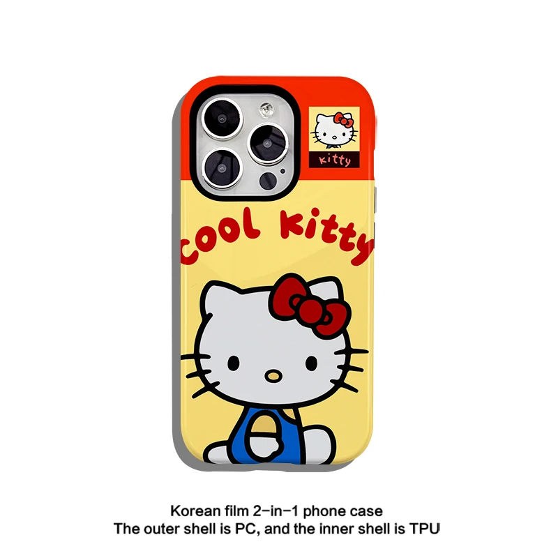 cool凯蒂菲林二合一适用苹果16promax华为vivo小米oppo手机壳