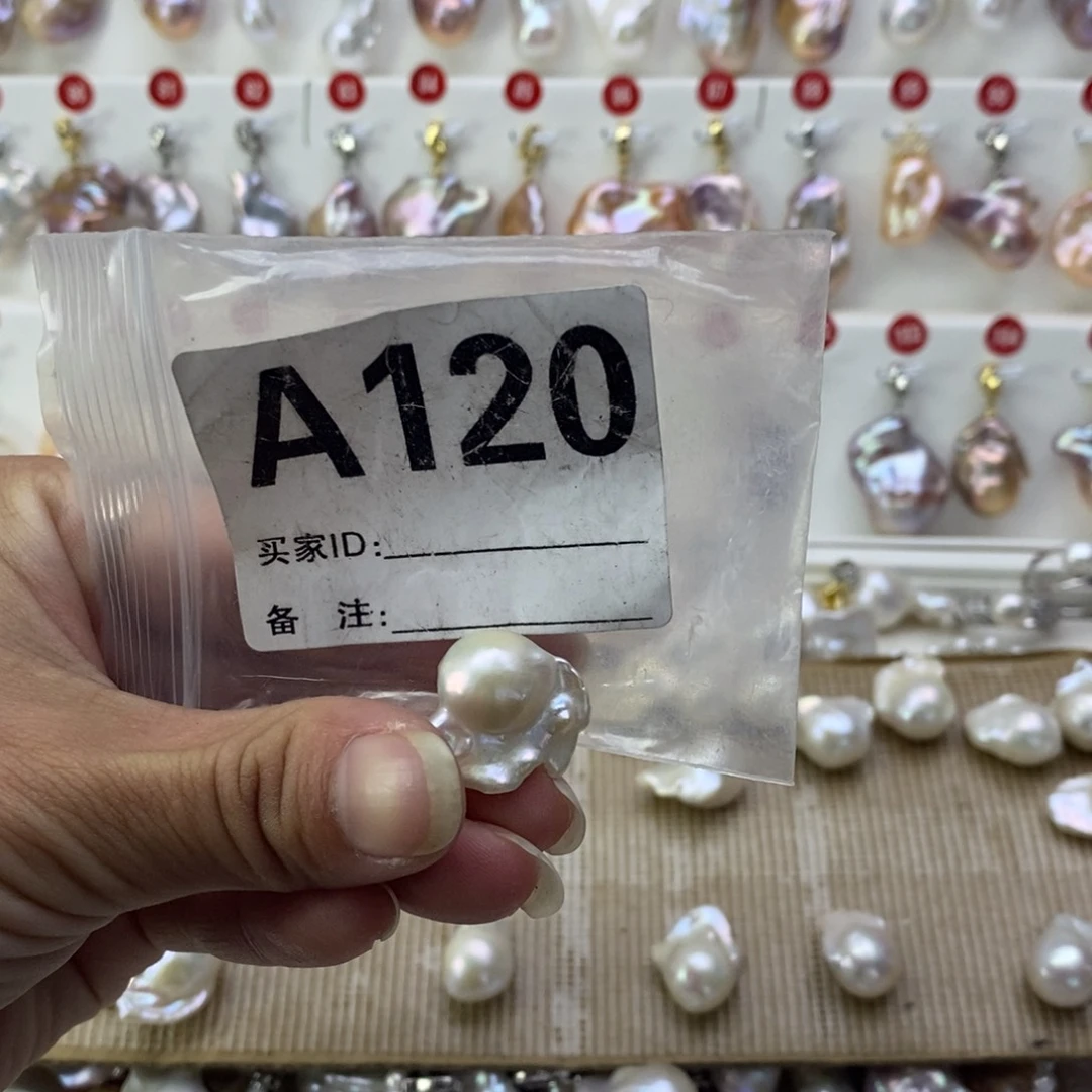 淡水珍珠银S925镶嵌颈饰草*精