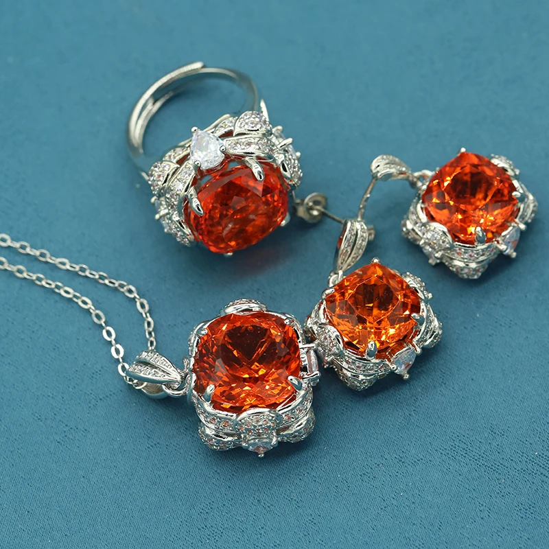 【高级定制】收藏级轻奢时尚设计吊坠套装T610