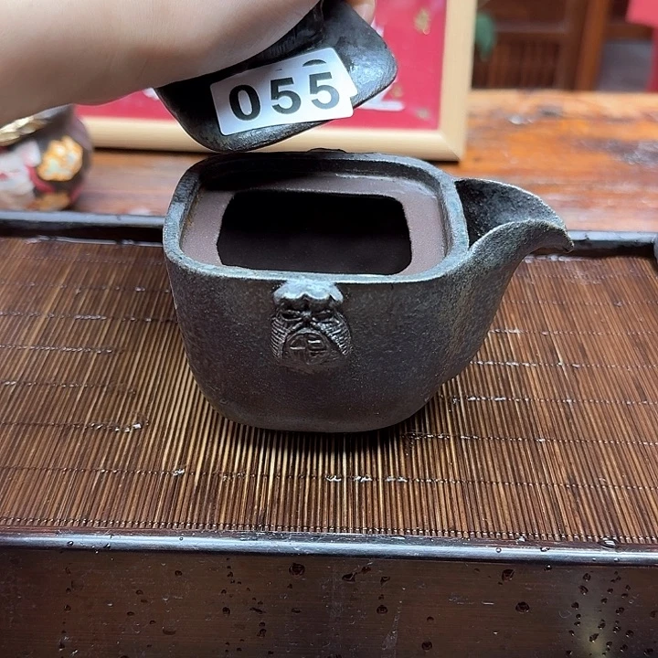 纯手工制作粗陶茶具