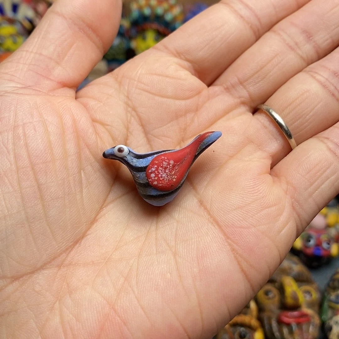 琉璃颈饰福利小鸟不退换