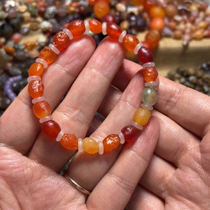 玛瑙/玉髓合金手链