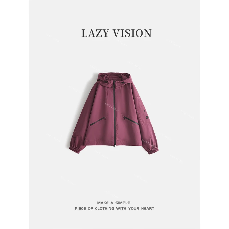 LAZYVISION【树莓】早春新款休闲百搭女款夹克外套ZMD-21797小小