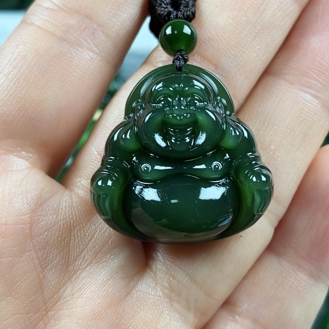 和田玉未镶嵌颈饰27.5mm