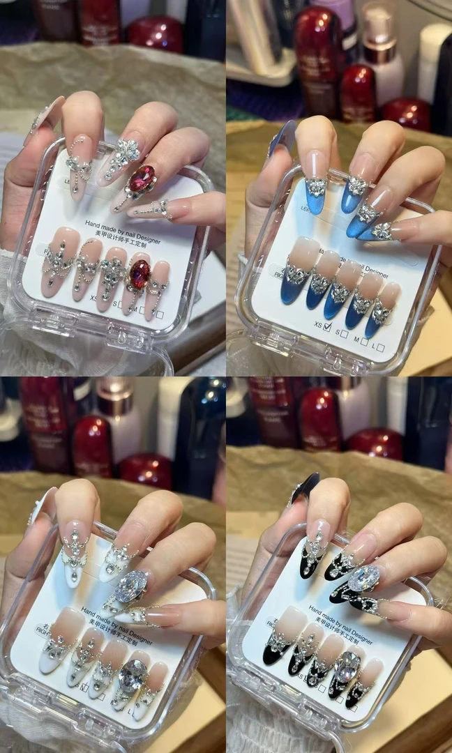 【直播链接】中共高货显白手工穿戴甲 默认微瑕 No退No换