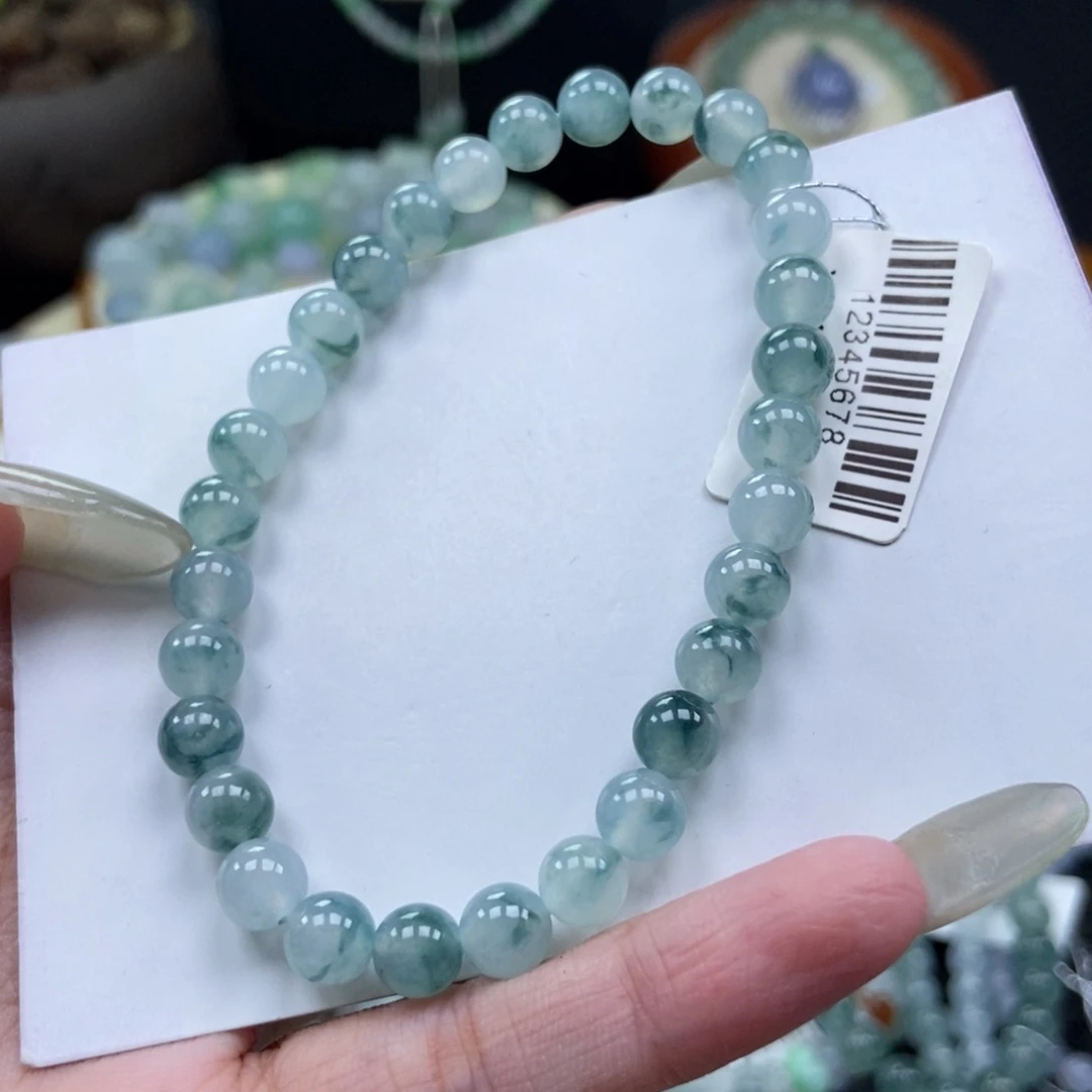 未镶嵌挂件翡翠珠链