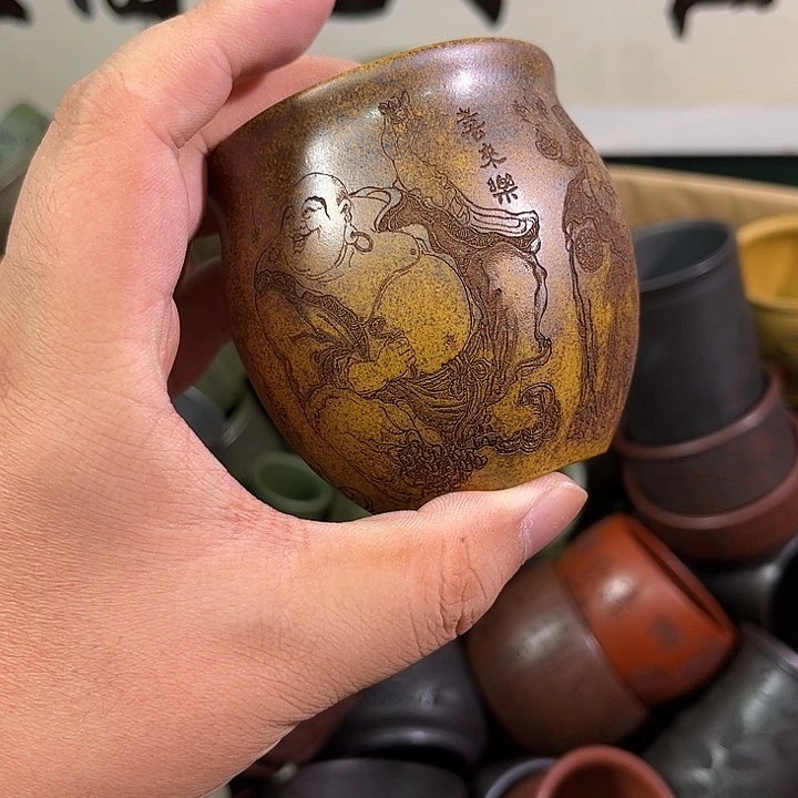 茶杯紫砂全手工紫砂主人杯
