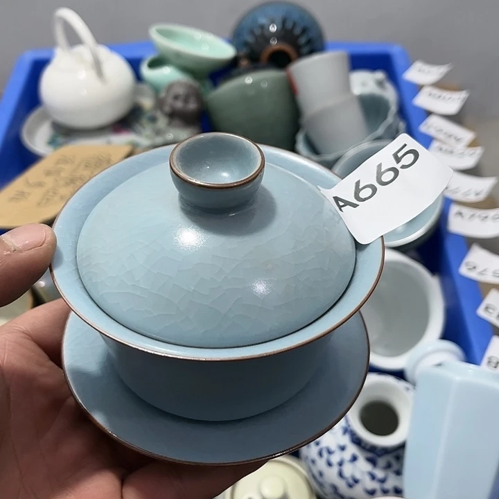 茶具默认微瑕瓷器、茶具、壶、摆件，介意勿拍