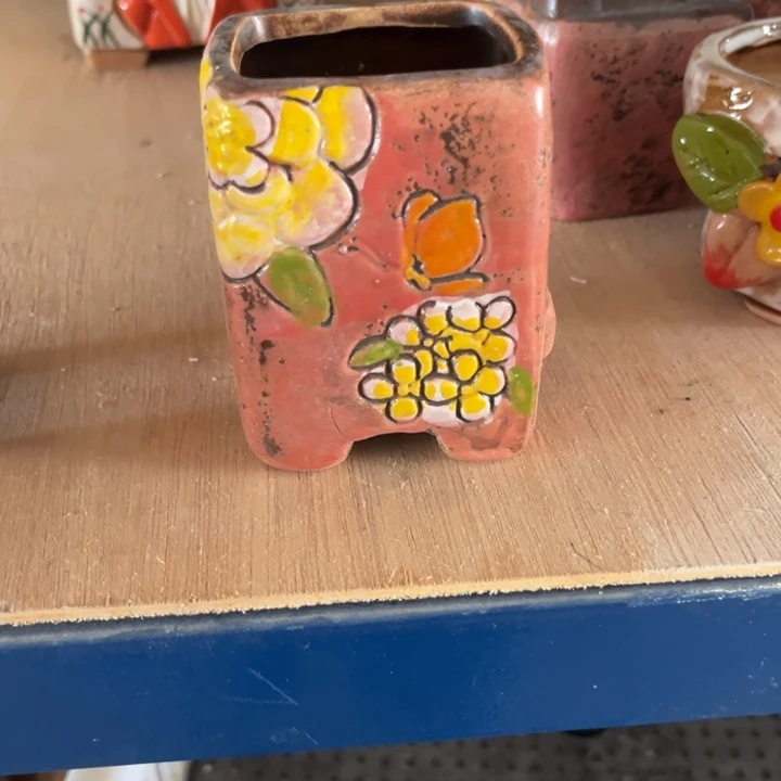 紫砂花盆粗陶材质多肉花盆