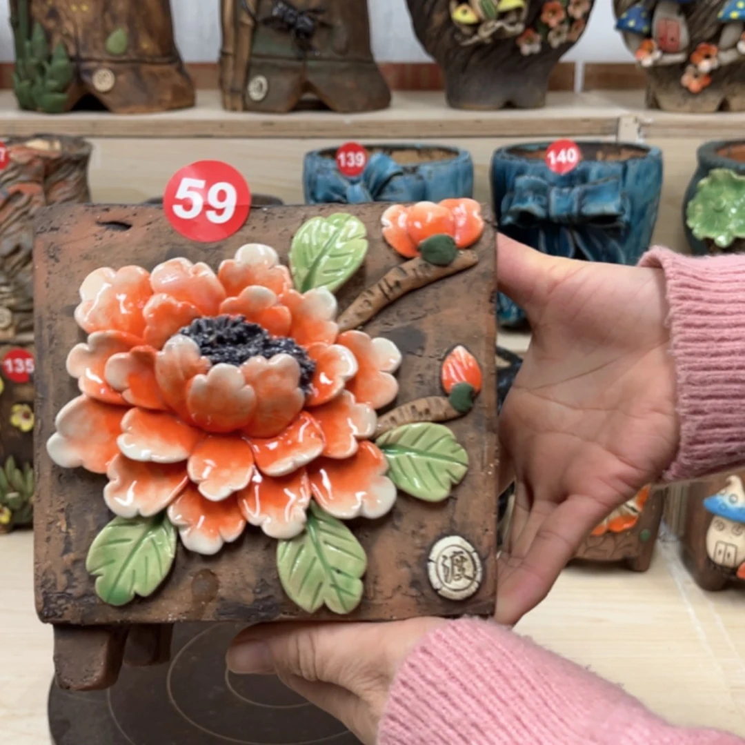 【闪购商品】紫砂花盆159号内口13×12.5外高15