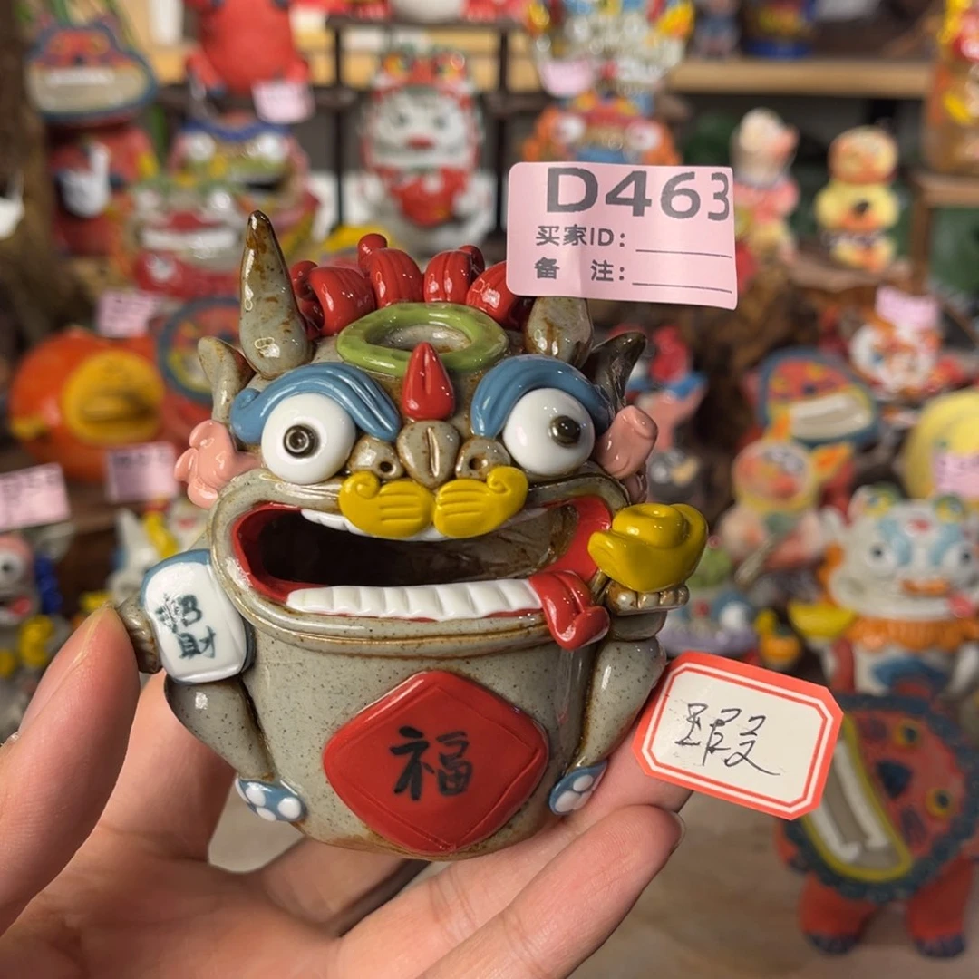 泥塑纯手工茶宠摆件