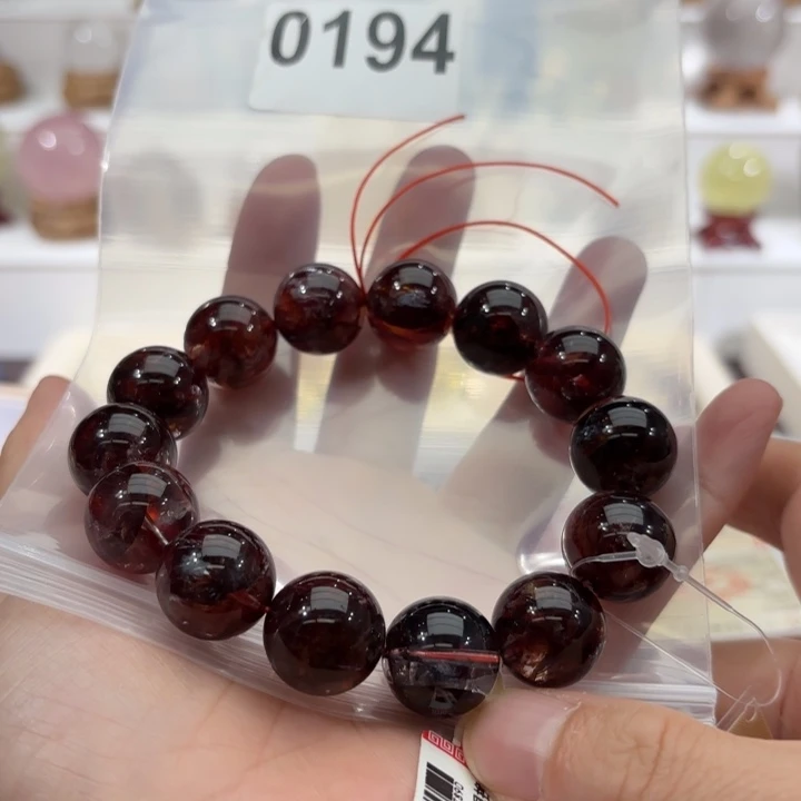 未镶嵌手链水晶M****橘手串16