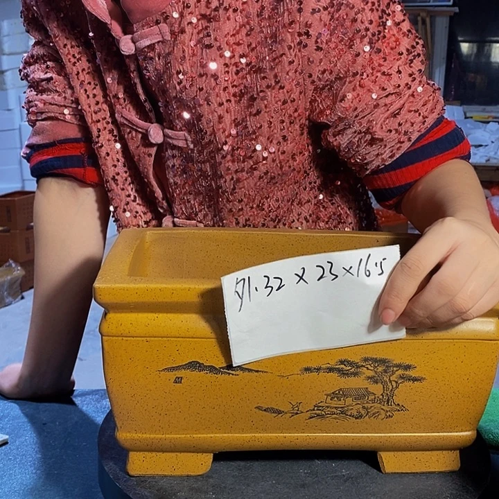 紫砂花盆紫砂紫砂