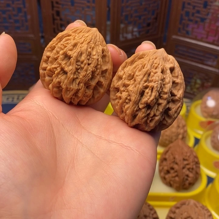 把件文玩核桃40虎头