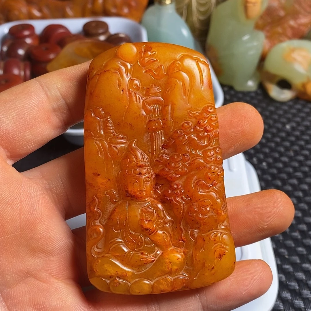 岫岩老玉（透闪石质玉）未镶嵌珠宝奇石