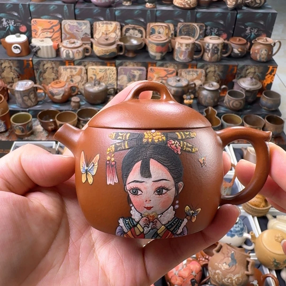 茶壶紫砂145cc原矿精工半手