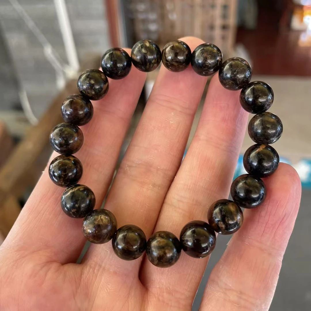 【老掌柜】星际蓝/琥珀手串/10mm  BBJ122170