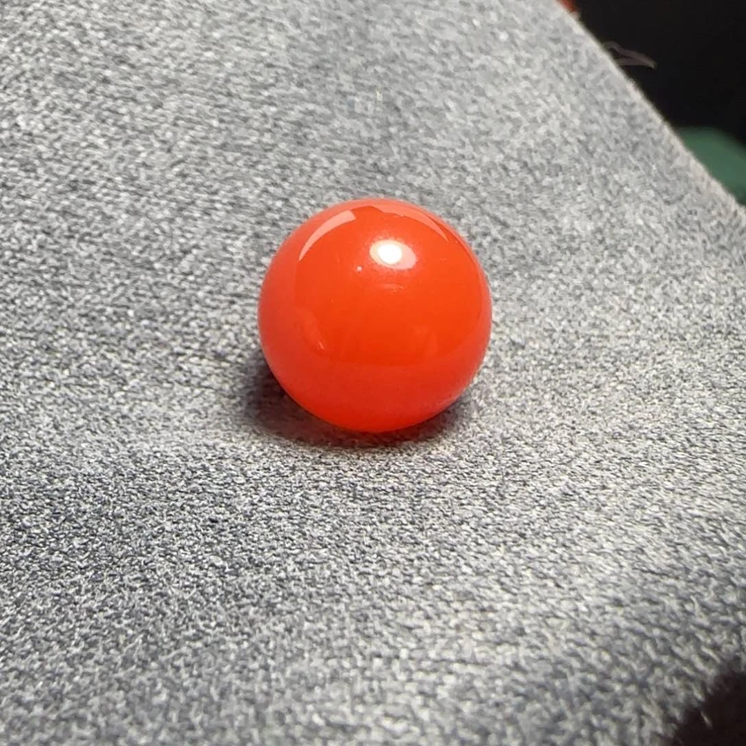 南红玛瑙10.6单珠未镶嵌