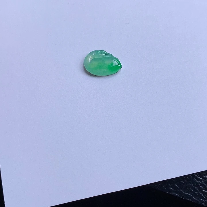颈饰未镶嵌翡翠天然缅甸翡翠天鹅