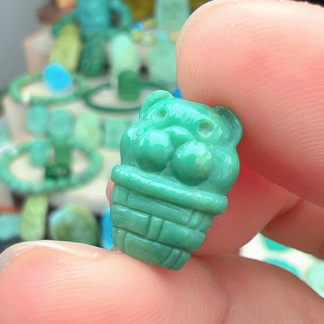 绿松石未镶嵌主播万珍