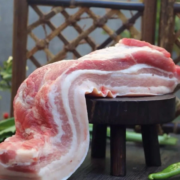 新鲜带皮五花肉条*5斤装