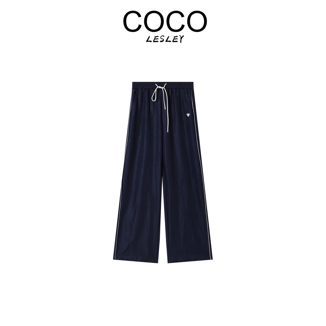 【COCO LESLEY】简约时尚百搭显瘦阔腿休闲裤 W61171