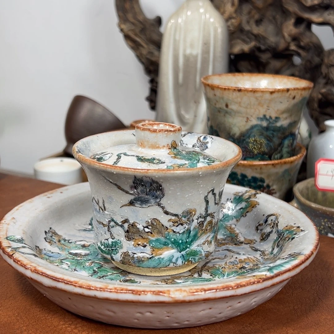 瓷杯子景德镇匠心窑原创手工工艺制作