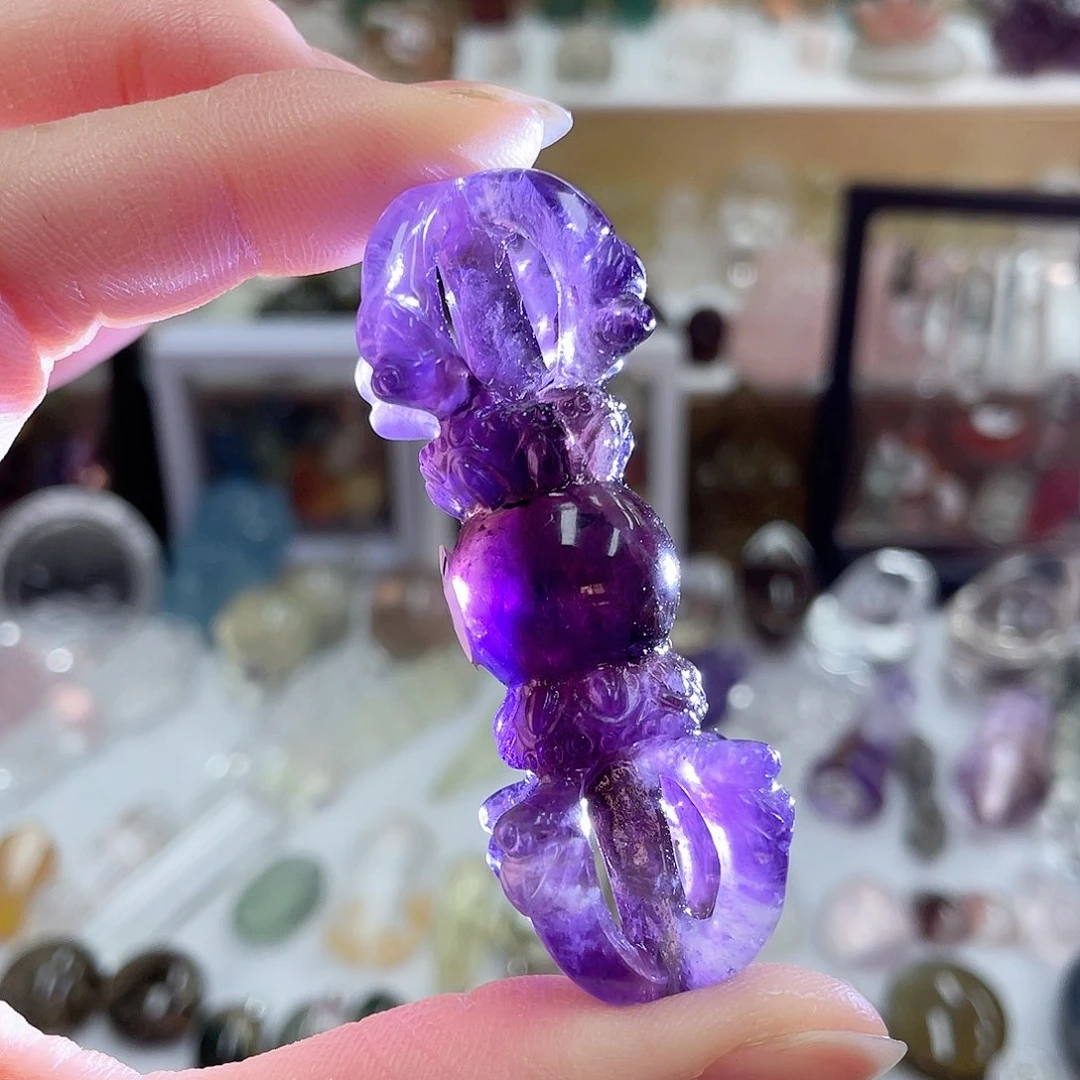 紫晶珠宝半成品未镶嵌1134