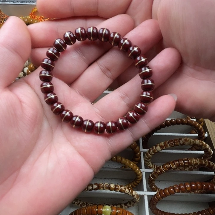 手串紫金鼠紫金鼠实心镶嵌金腰带手串