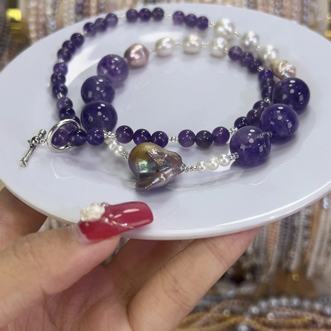 钛钢淡水珍珠手绳