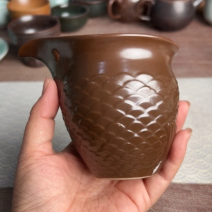 龙泉云间青瓷小米茶器