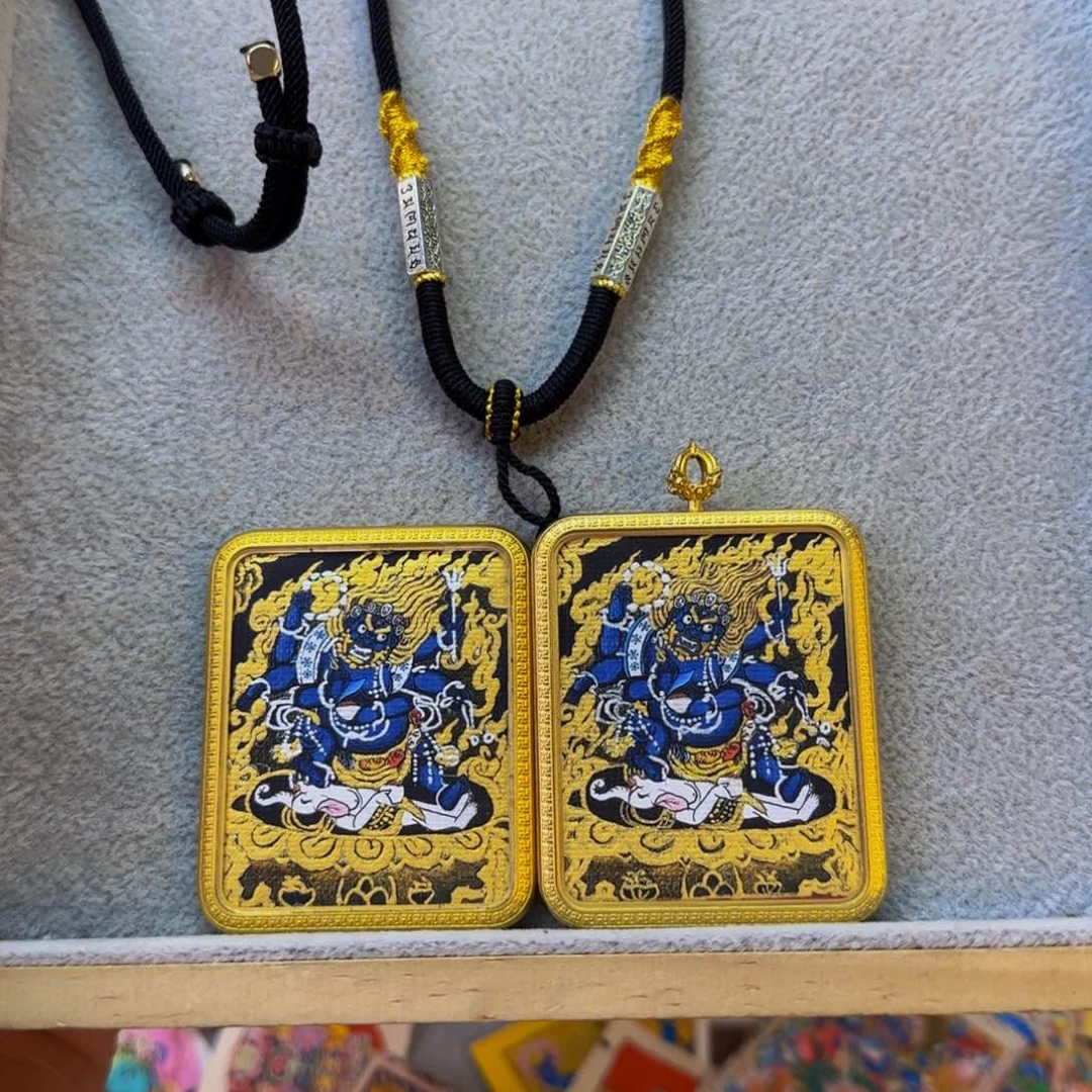 吊坠骑****安玛哈嘎拉大黑天