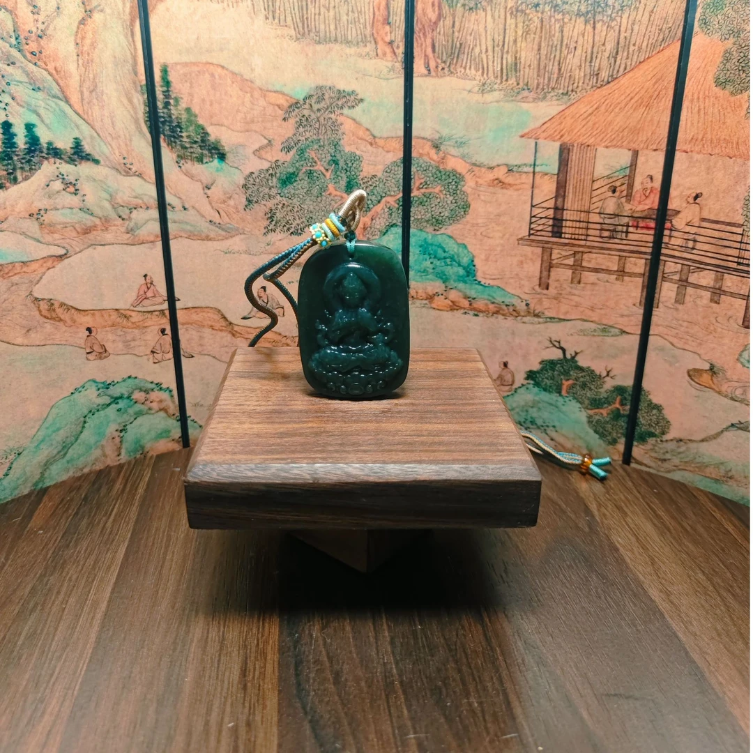 N和田玉观音吊坠0237