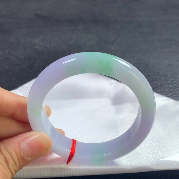 翡翠未镶嵌手镯55圈