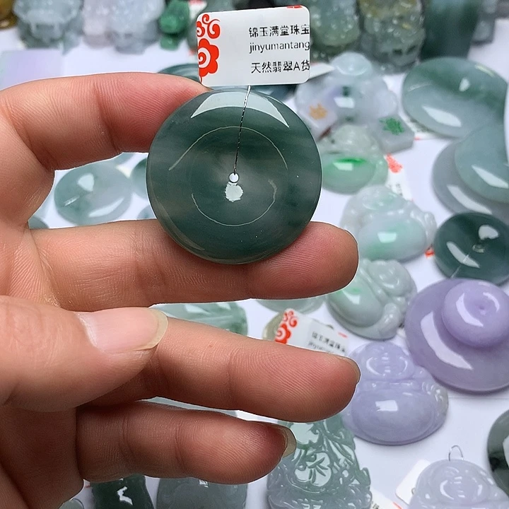 翡翠未镶嵌颈饰天然翡翠