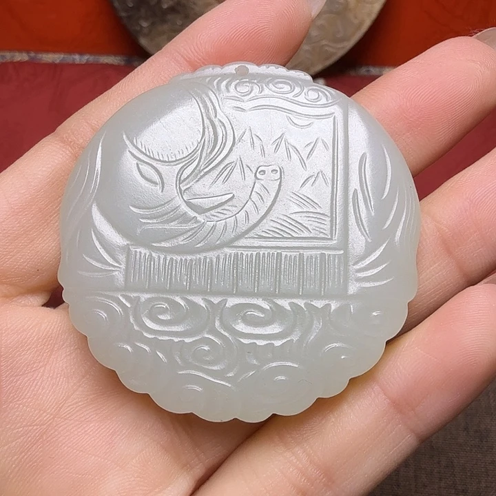 S***8和田玉（糖玉）未镶嵌颈饰